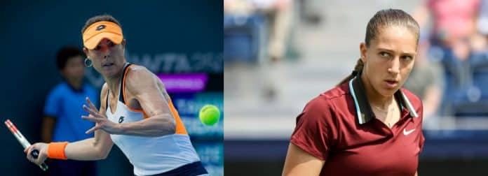 Les deux joueuses de tennis Niçoises Alizé Cornet et Diane Parry lors du tournoi qualificatif de Wimbledon.
