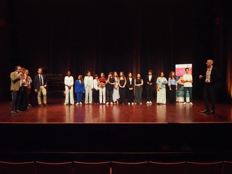 Les participants au concours d'éloquence des Alpes-Maritimes.