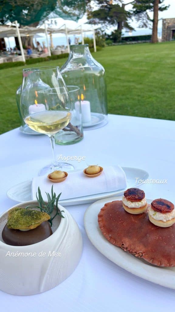 Un des nombreux plats du Castel.