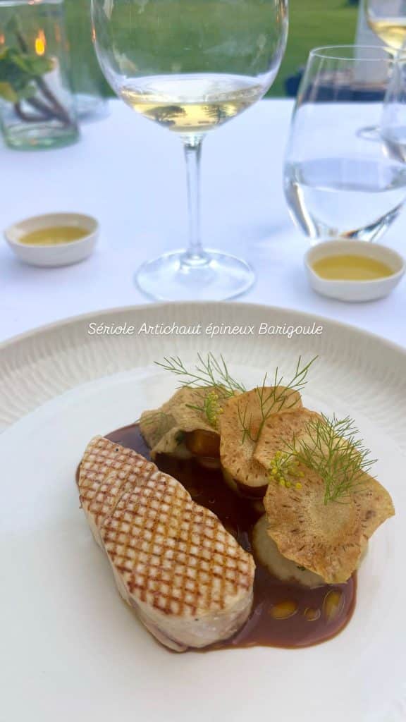 Un des nombreux plats du Castel.