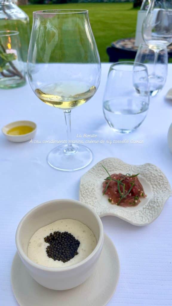Un des nombreux plats du Castel.