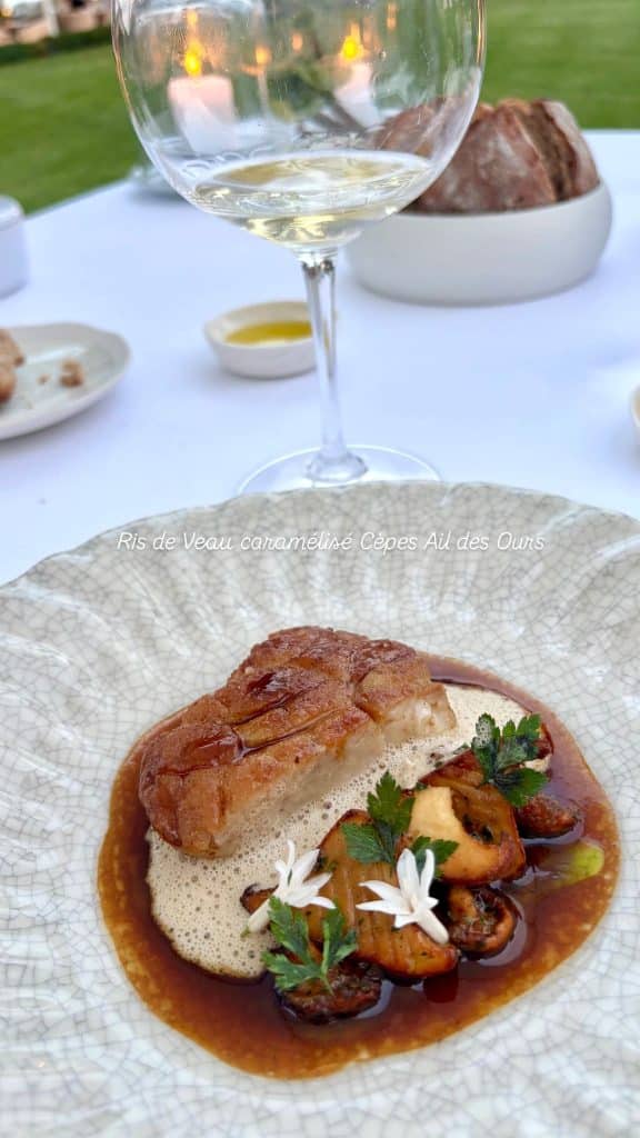 Un des nombreux plats du Castel.
