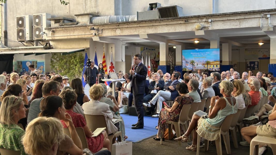 Christian Estrosi a réuni plus de 250 personnes lors de cette réunion 