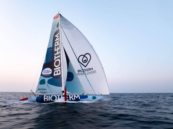 Voillier Biotherm présent pour The Ocean Race Europe