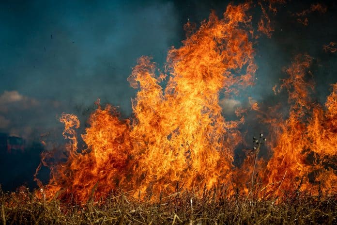 Un incendie