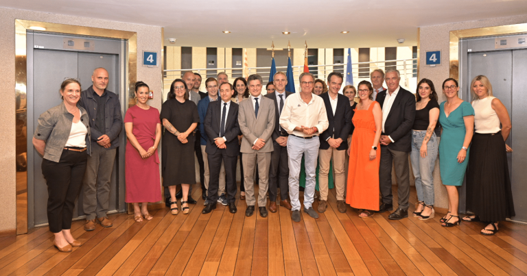 Le comité d'organisation de la Solideo pour les JO d'hier de 2030 dans les Alpes du Sud.