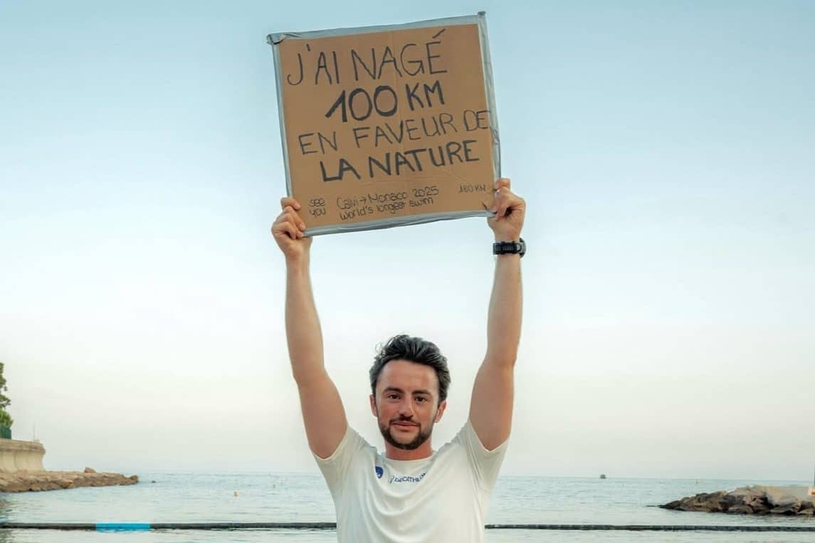 "Je n'appelle pas ça un abandon mais une interruption" : Noam Yaron et son défi Calvi-Monaco à la nage