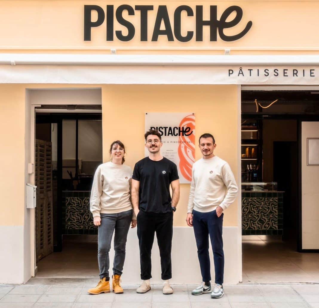 L'équipe qui a fondé Pistache à Nice.
