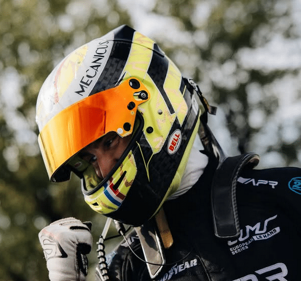 Le pilote originaire de Grasse, Théo Pourchaire après avoir décroché sa première pole position en ELMS à Imola.