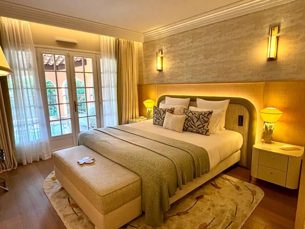 Une chambre de la Villa Miraé