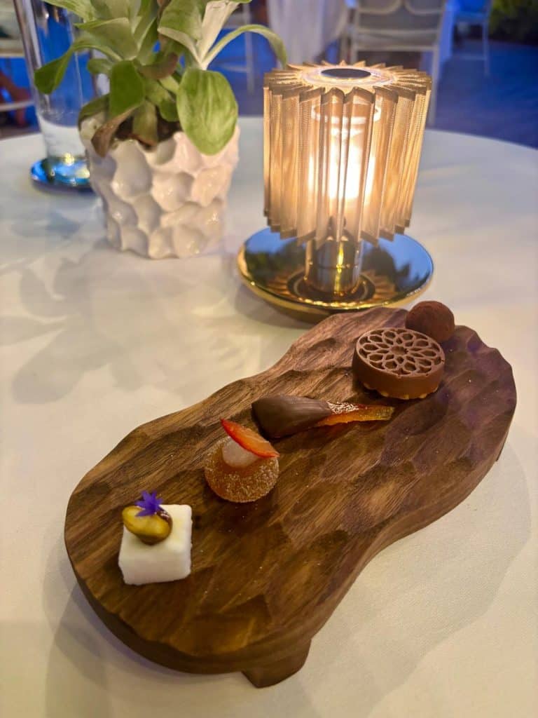 Les plats de la Villa Miraé.