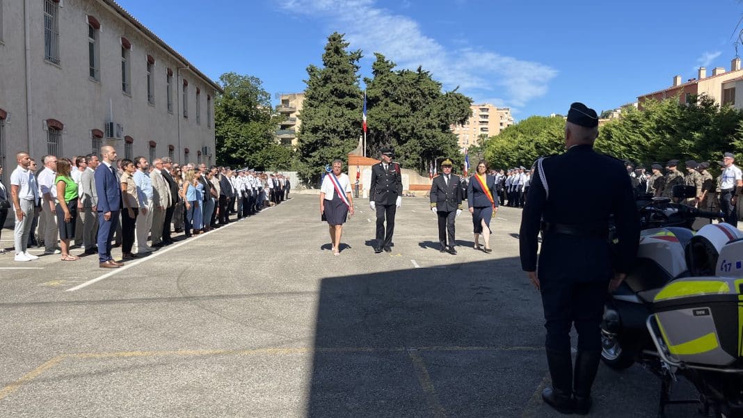 Le préfet Laurent Hottiaux lors de la journée de célébration de la police nationale