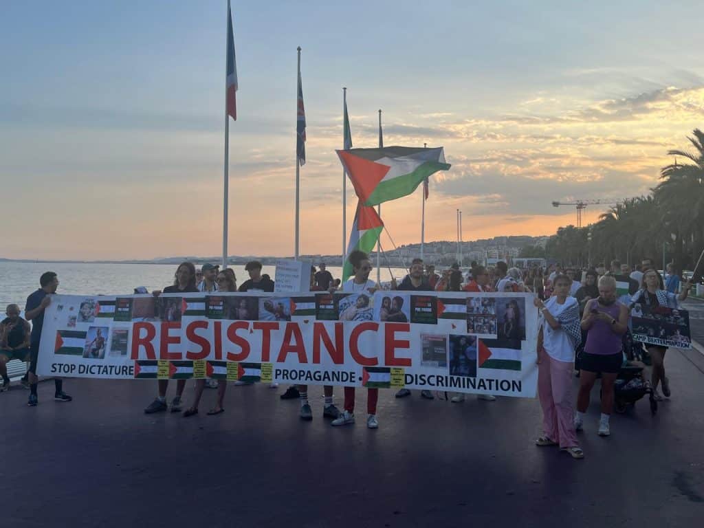 Manifestation pour la Palestine sur la Promenade des Anglais, on vous fait le point