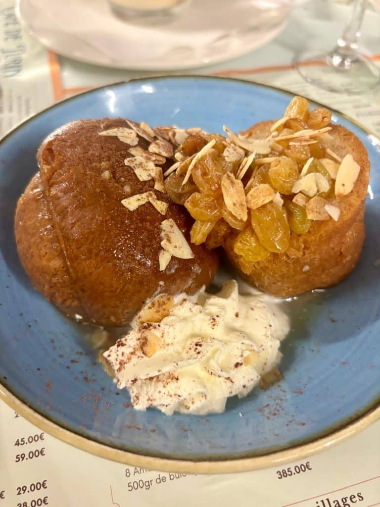 Un plat du café de Turin.