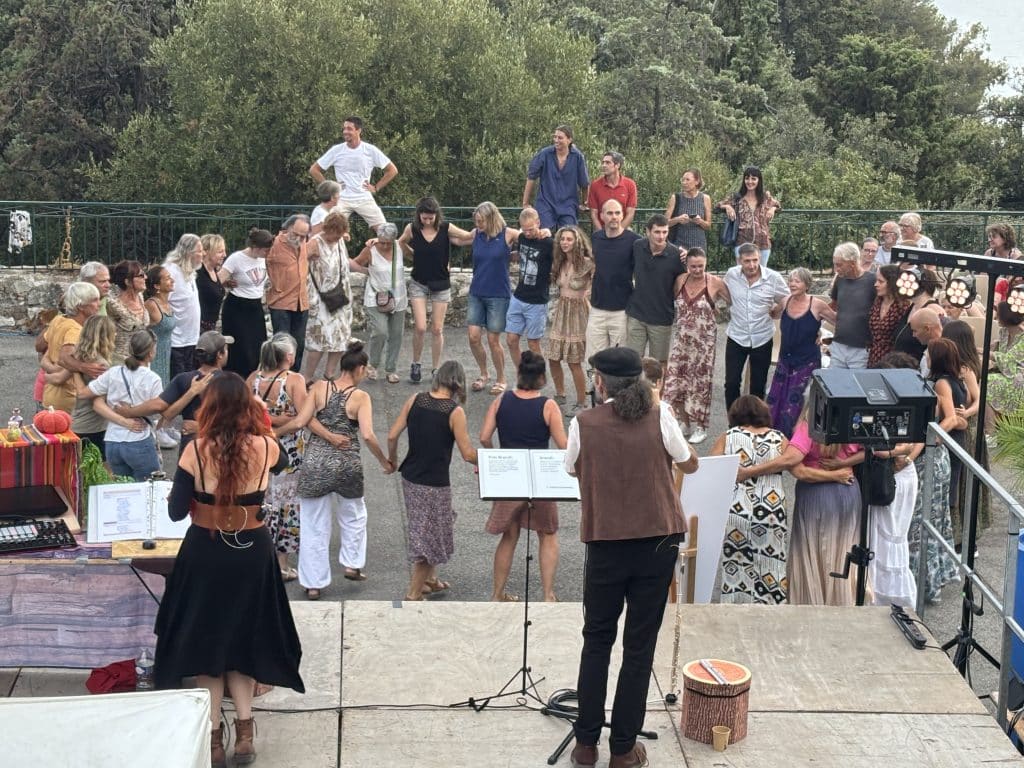 Dances during the Baleti, on the Castle Hill of Nice