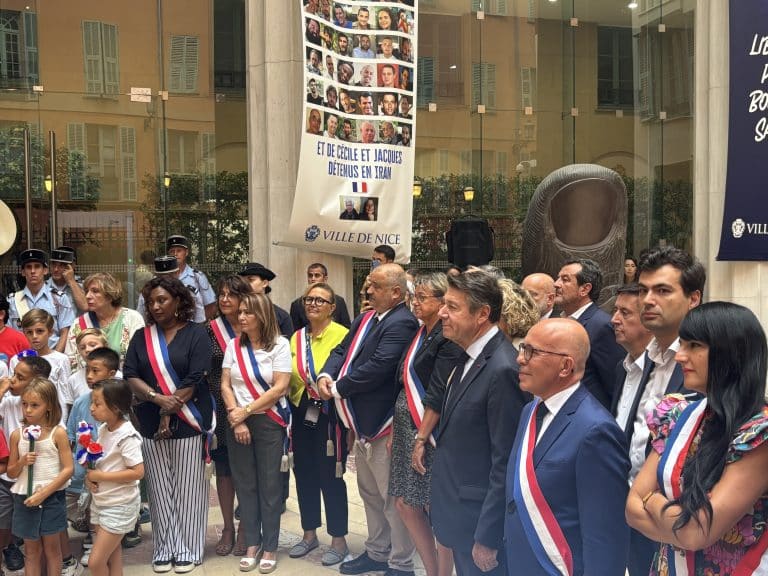 Les politiques présents pour l'hommage aux combattants de la libération de Nice