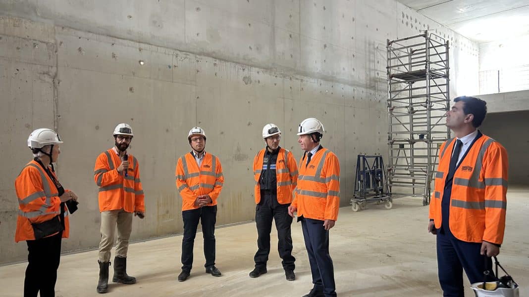 futur centre d'hypervision présenté par Christian Estrosi