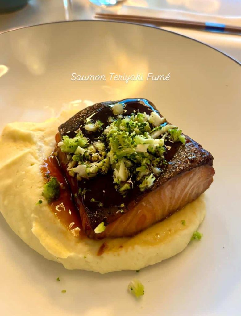 un plat du restaurant Nakamoto.