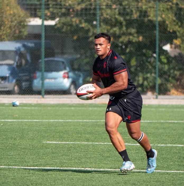 Un joueur de Nissa Rugby.