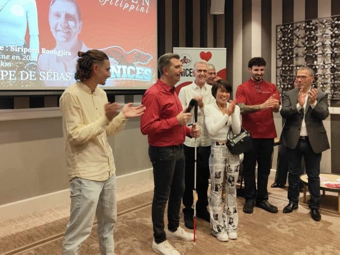 ANICES Les membres de l'assocaition ANICES autour de Sebastien Filippini.