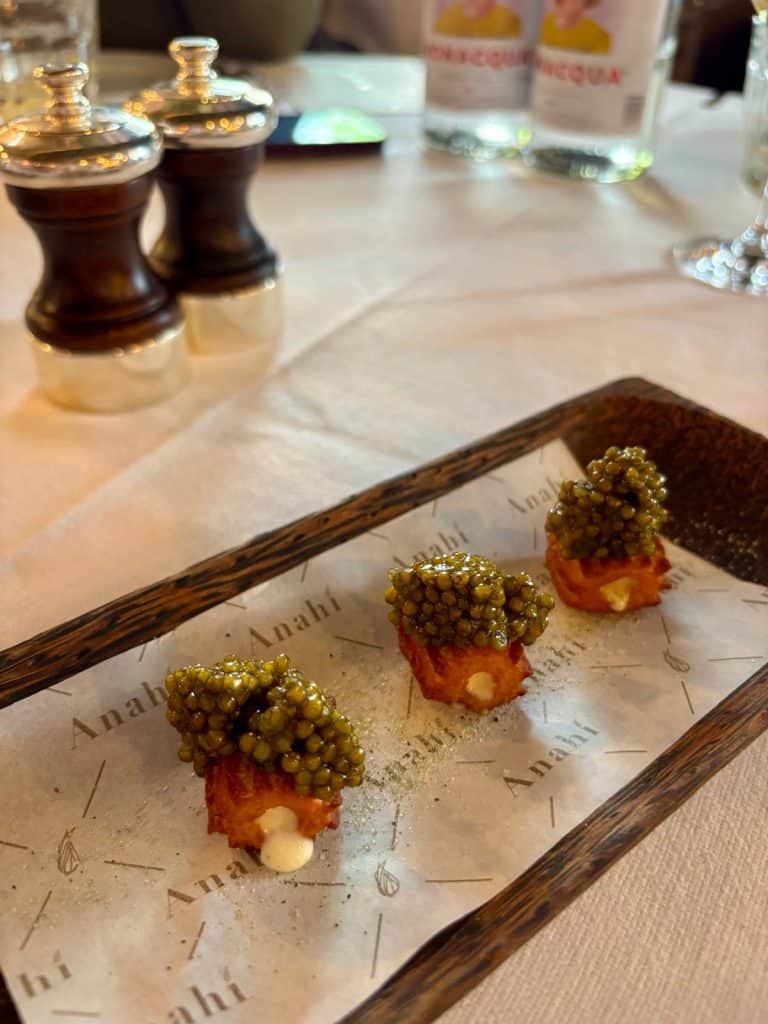 Une photo des plats du restaurant.