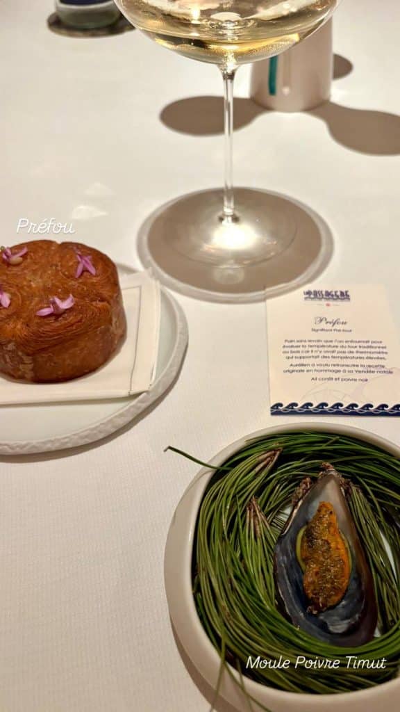 Un plat du restaurant La Passagère à Antibes.