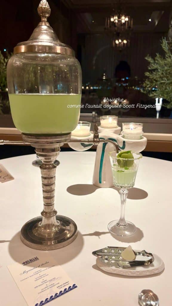 Une boisson du restaurant La Passagère à Antibes.