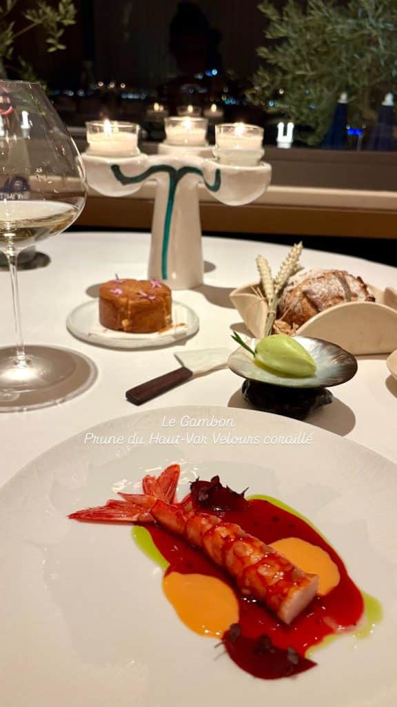 Un plat du restaurant La Passagère à Antibes.