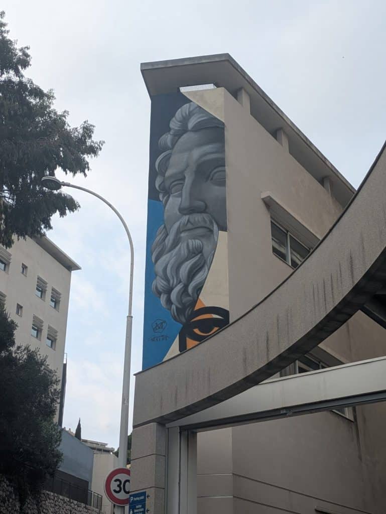 Trois fresques monumentales de César Malfi inaugurées au Centre Antoine Lacassagne à Nice