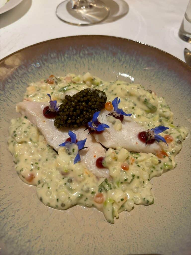 Des plats du domaine Mas de Pierre / La Table de Pierre.