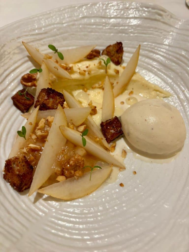 Des plats du domaine Mas de Pierre / La Table de Pierre.