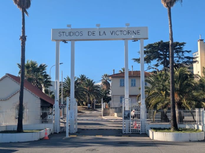 l'entrée des studios de la victorine, à nice l'entrée des studios de la victorine, à nice