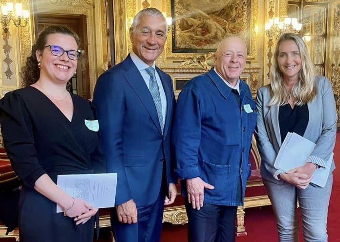 La sénatrice Alexandra Borchio Fontimp avec d'autres personnalités évoqués dans l'article.