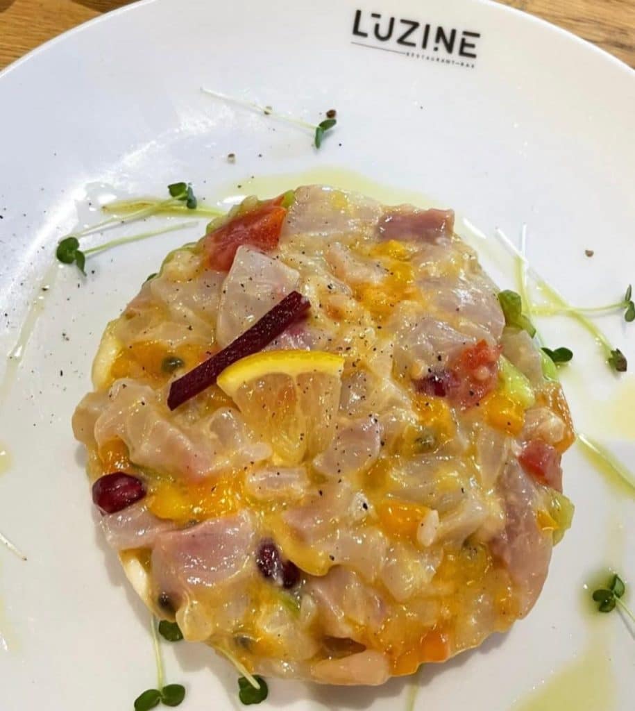 Un plat du restaurant l'Uzine.