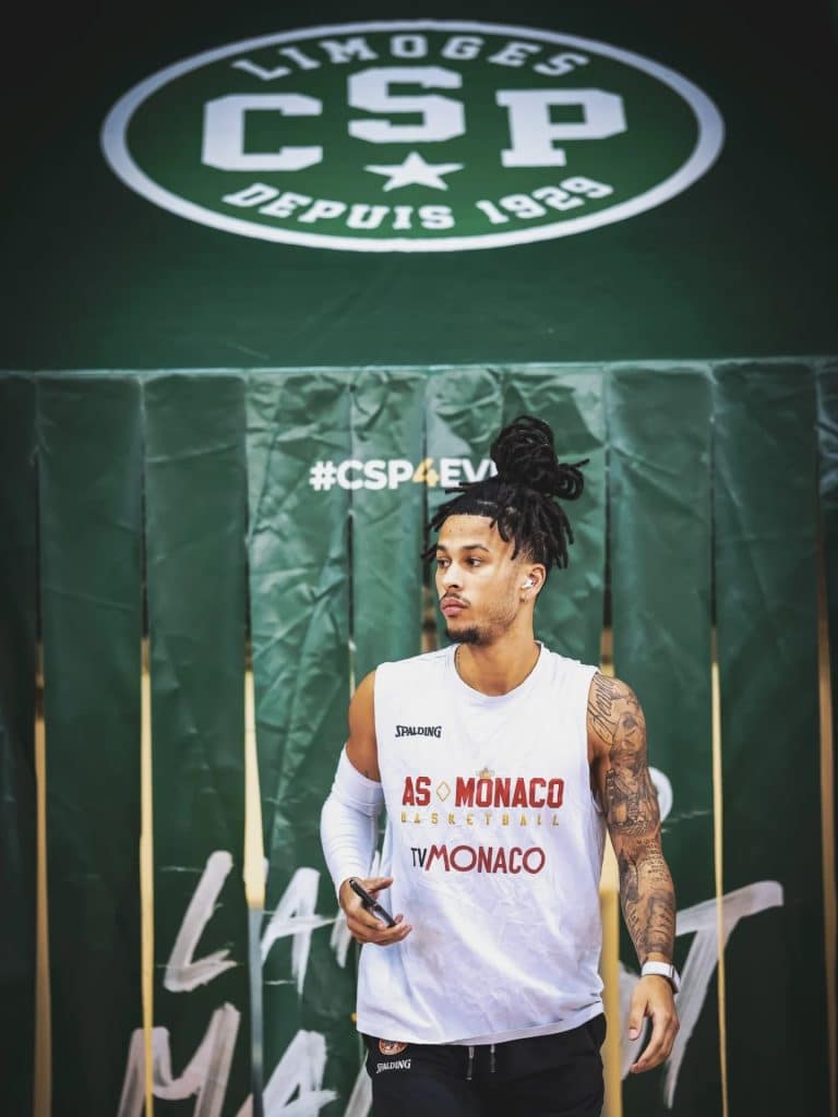 Matthew Strazel sur le parquet de Limoges.