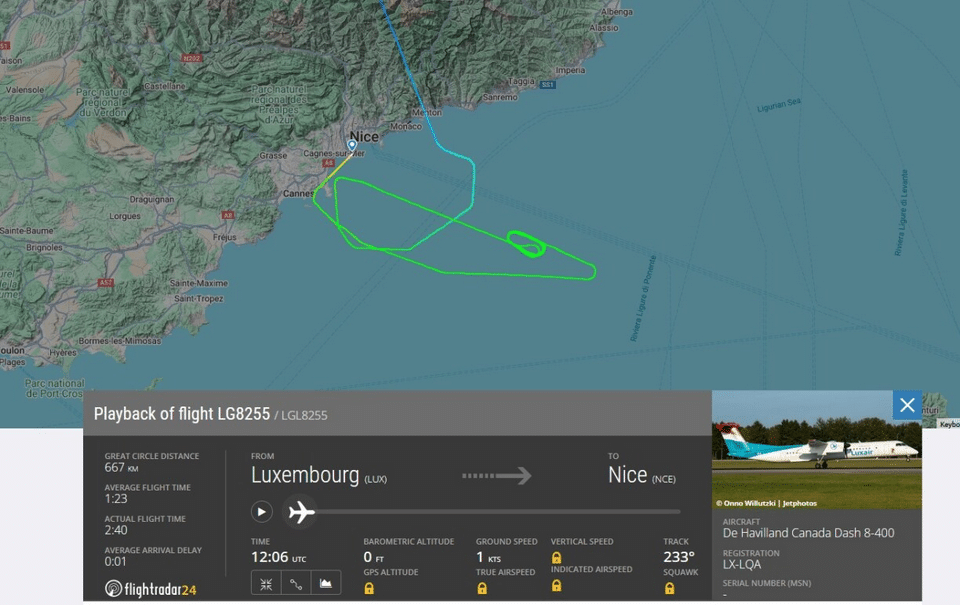 Un avion réalise un atterrissage d’urgence à Nice après un incident technique