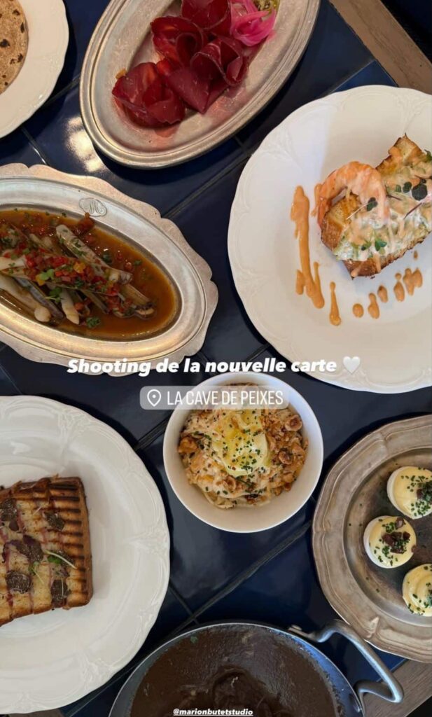 Une sélection de plats que l'on peut retrouver au restaurant Peixes.