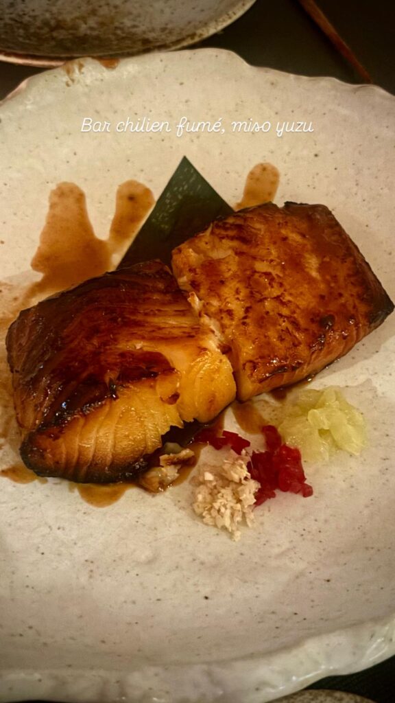 Un plat du restaurant The Niwaki.