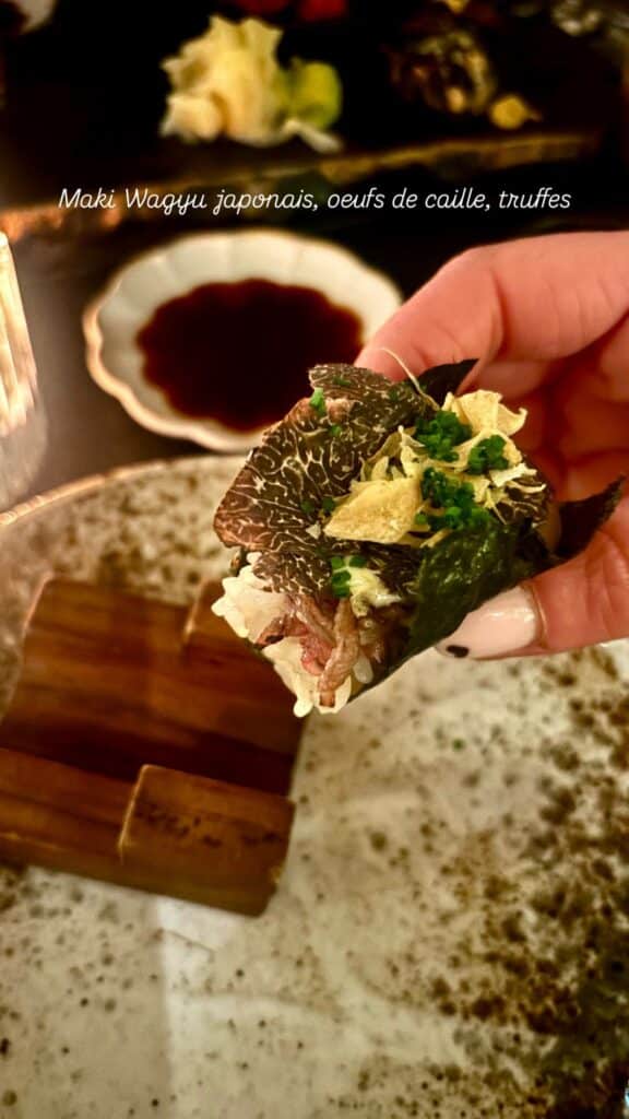 Un plat du restaurant The Niwaki.