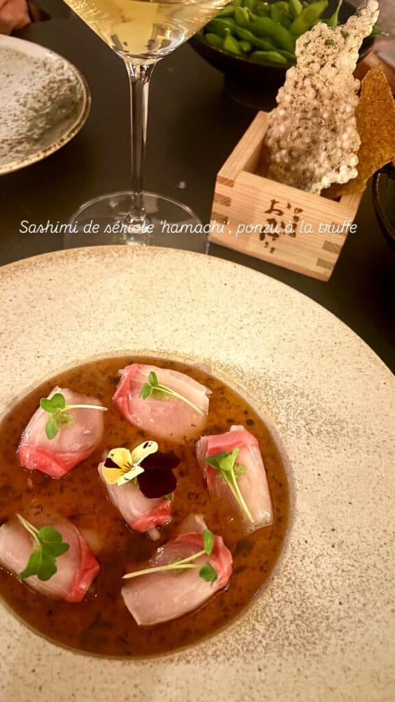 Un plat du restaurant The Niwaki.