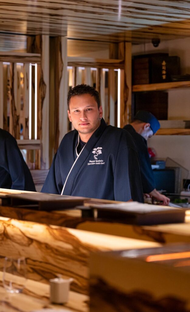 Le chef exécutif sushis Wagner Spadacio.