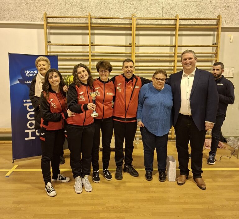 L'équipe de Torball de l’association ANICES.