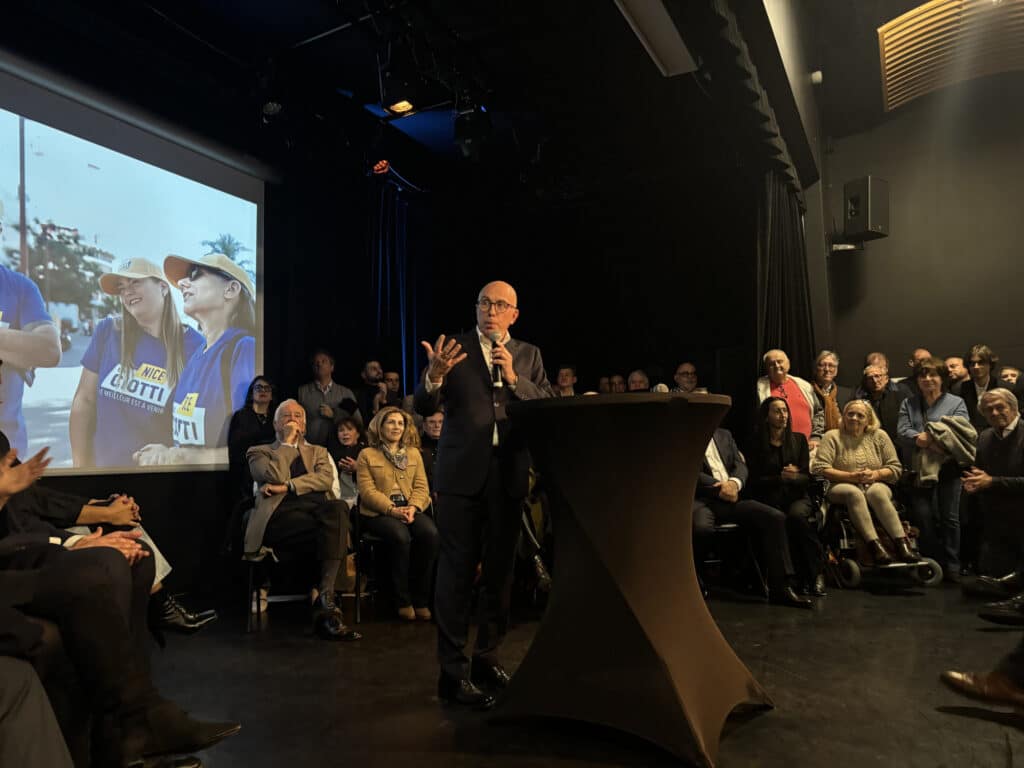 Éric Ciotti lors du comité de soutien.