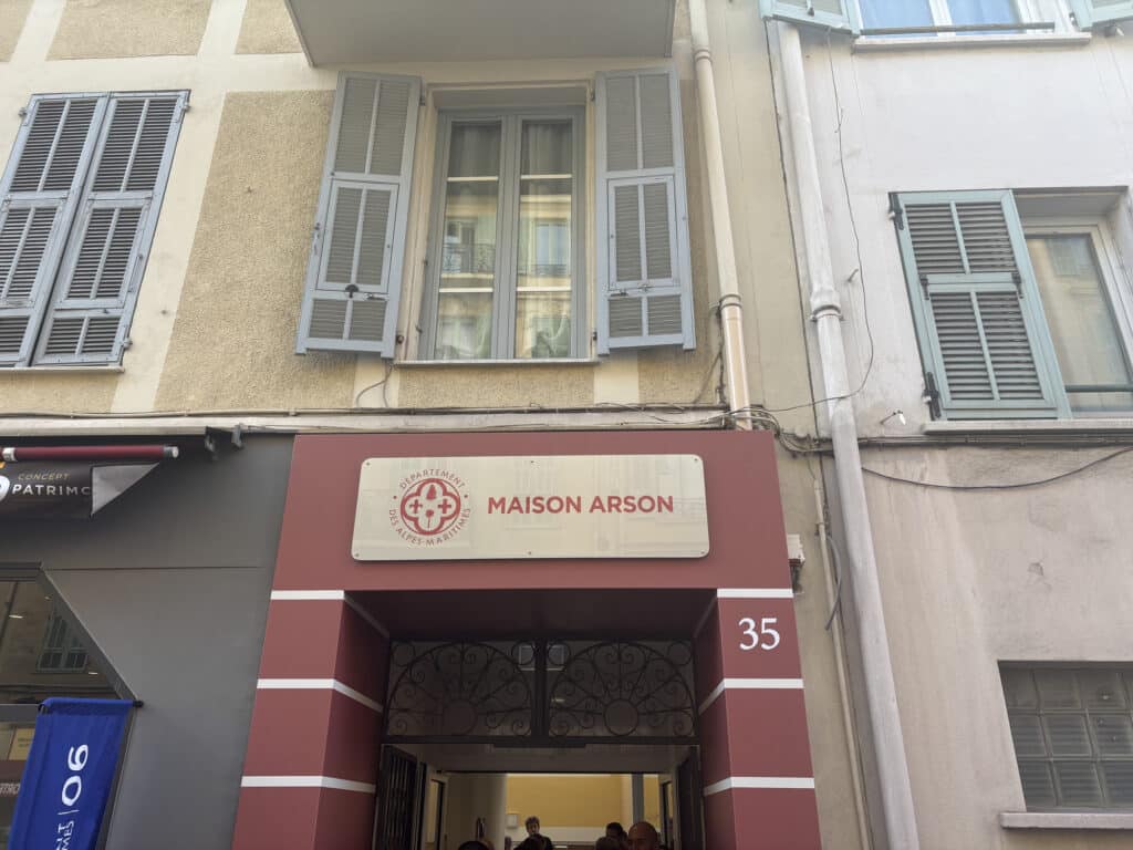 L'inauguration de la maison Arson.