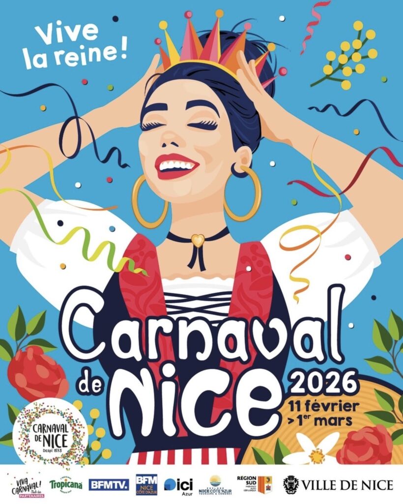 Affiche de la nouvelle édition du carnaval de Nice.