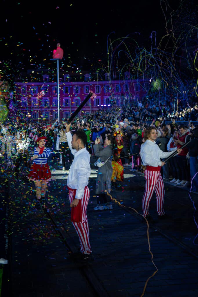 Danseurs du carnaval de Nice 2026