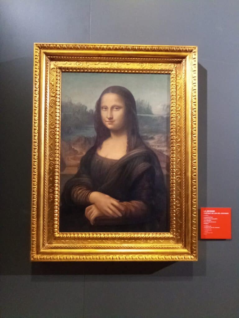 Reproduction à l'identique du célèbre tableau La Joconde de Da Vinci