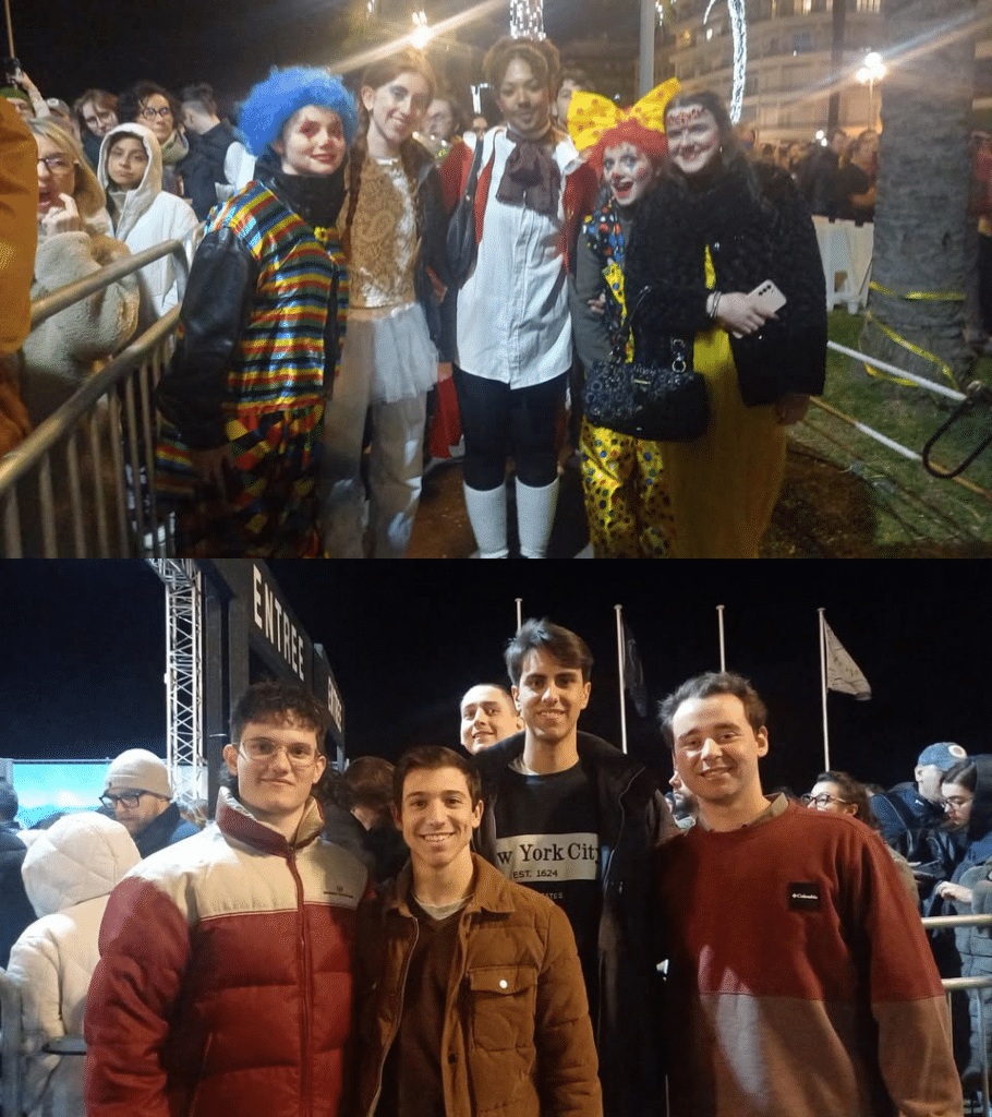 montage photo groupe fille et groupe garcon