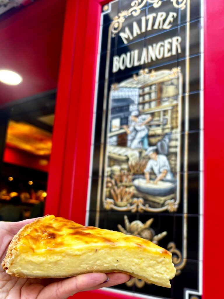 A pastry flan from Bordonnat