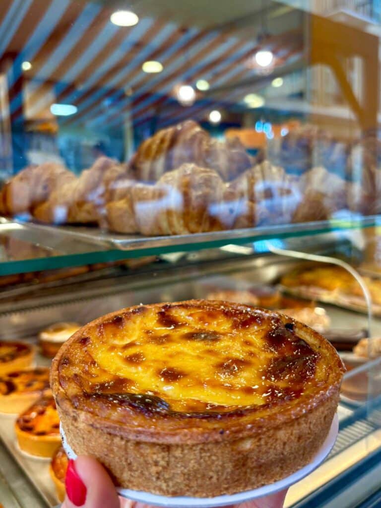 A pastry flan from La Niçoise